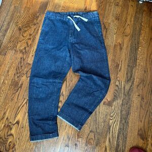 NN07 Keith Drawstring Relaxed Tapered Denim Pants Indigo Size 30/32